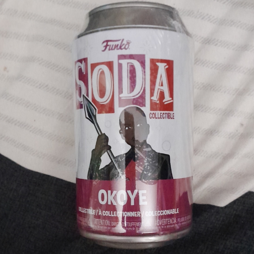 Funko Soda Okoye Can - Pink and Silver
